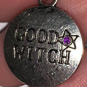 Pewter Good Witch Charm
